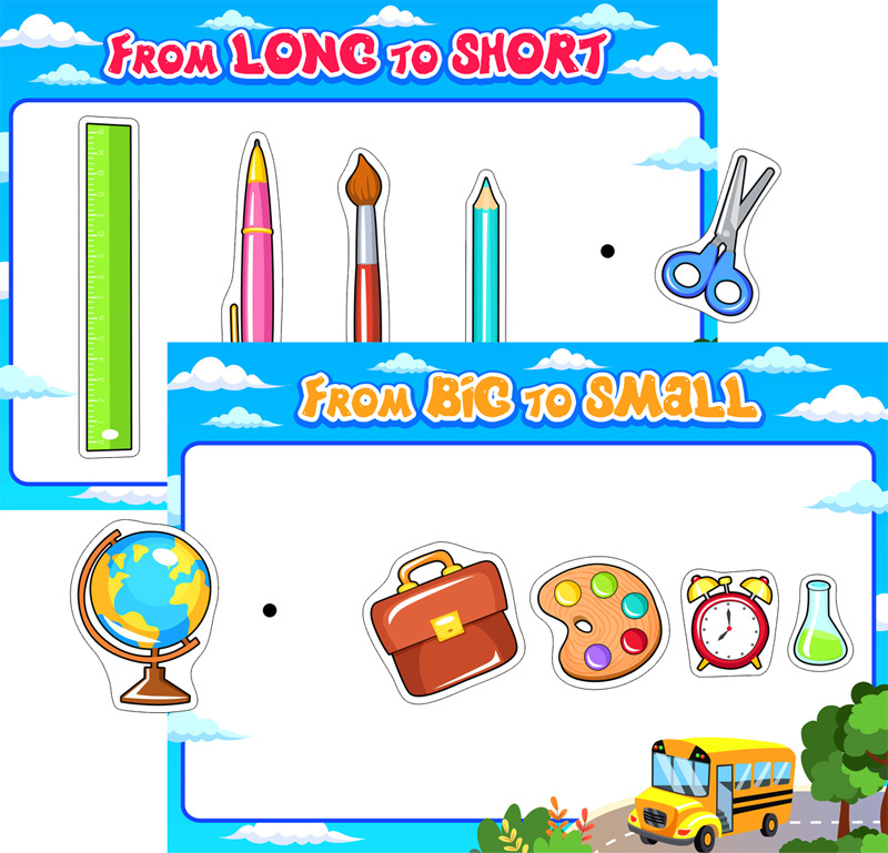 Free Sorting By Size Printables.