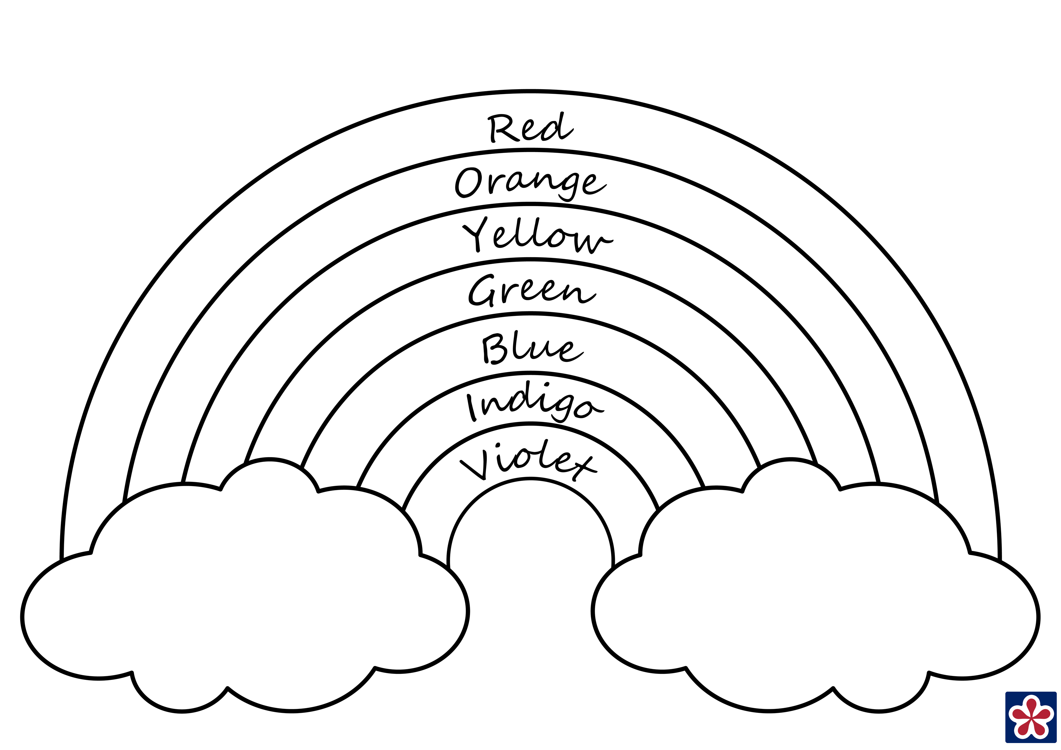 Rainbow Template Activity. TeachersMag.com