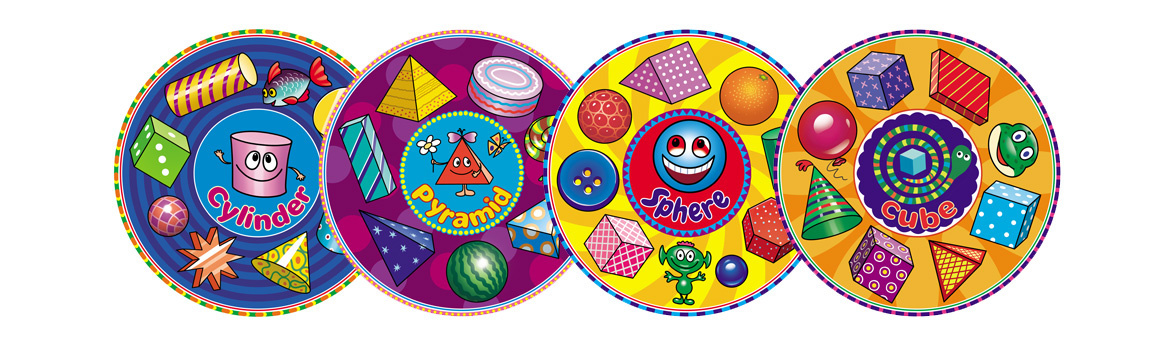 3D Shape Clip Cards for Preschool Students