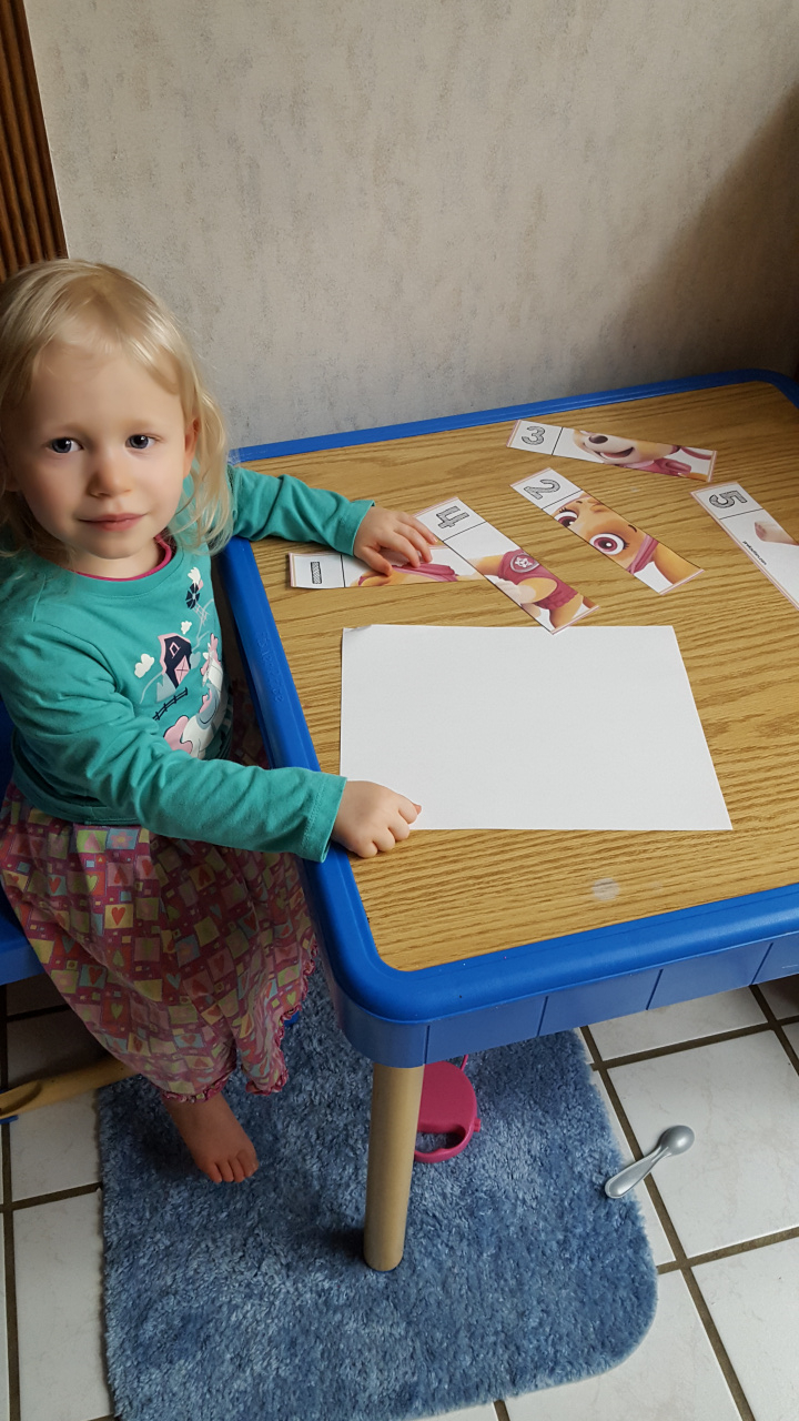 A fun way to learn numbers with a PUZZLE