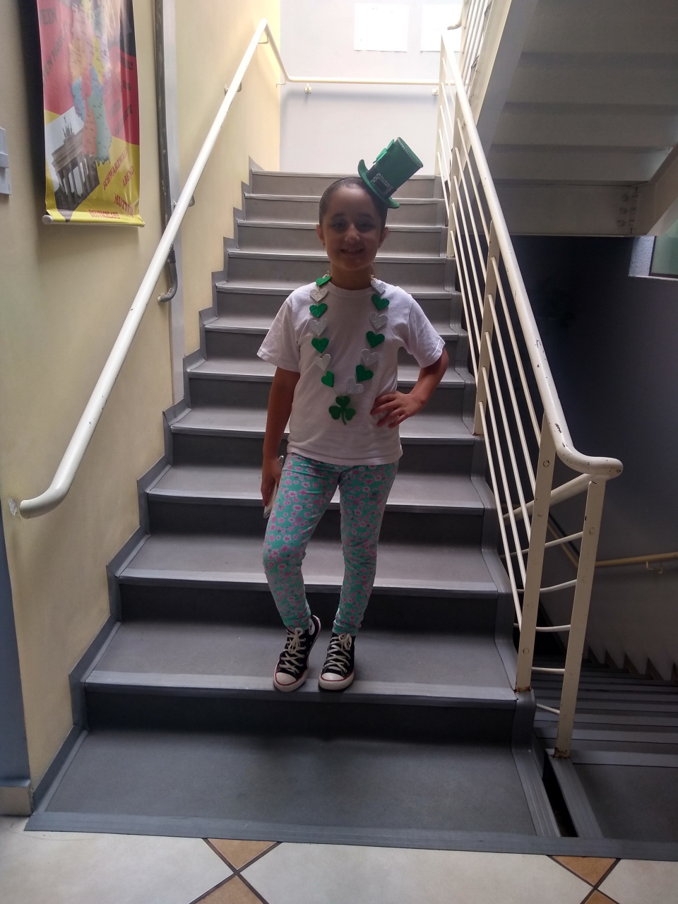 Saint Patrick's Day Hat and Necklace